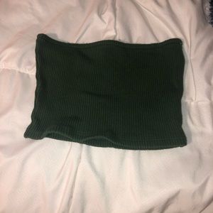 Hunter green tube top